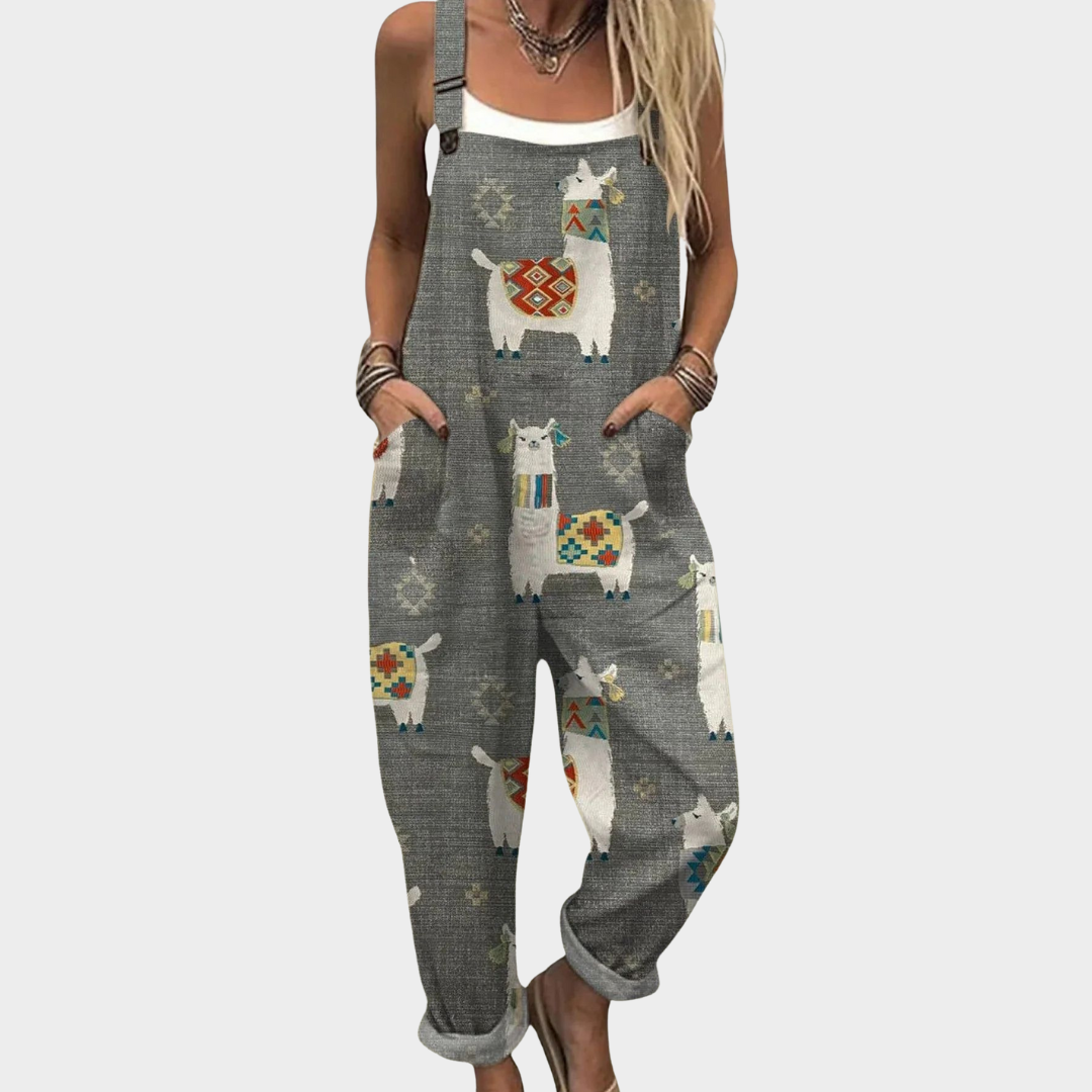 Macaria | Mono estampado cómodo