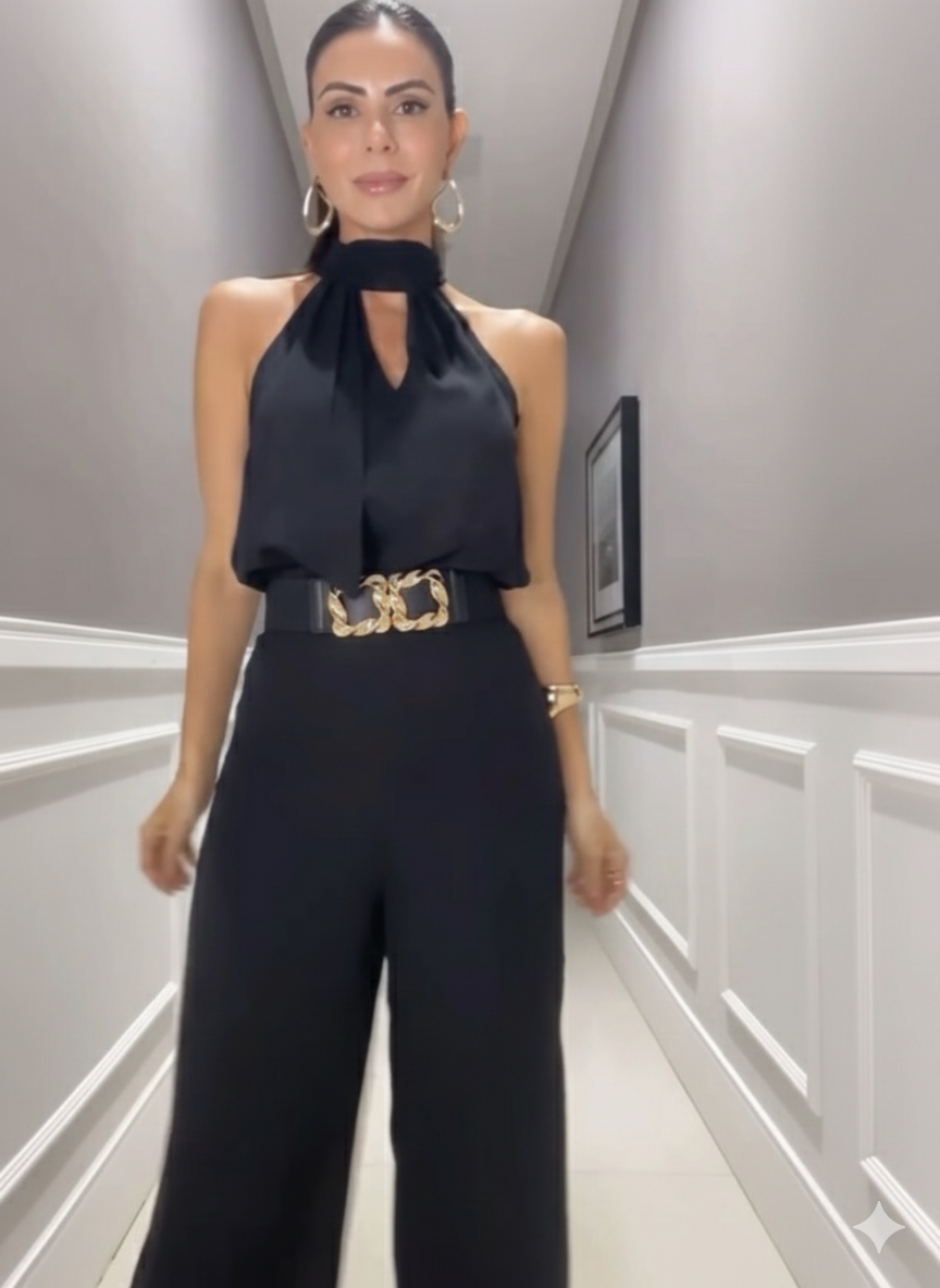 Alaina | Mono palazzo elegante y fluido