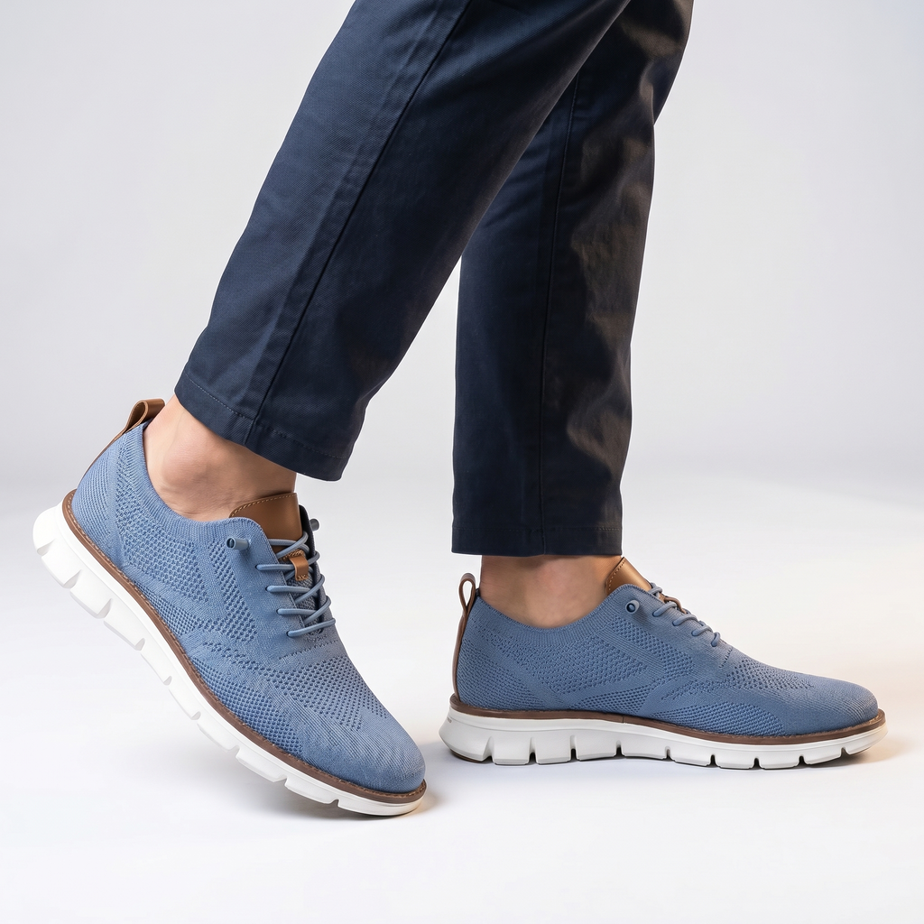Renato– Zapatos de hombre con tejido de malla