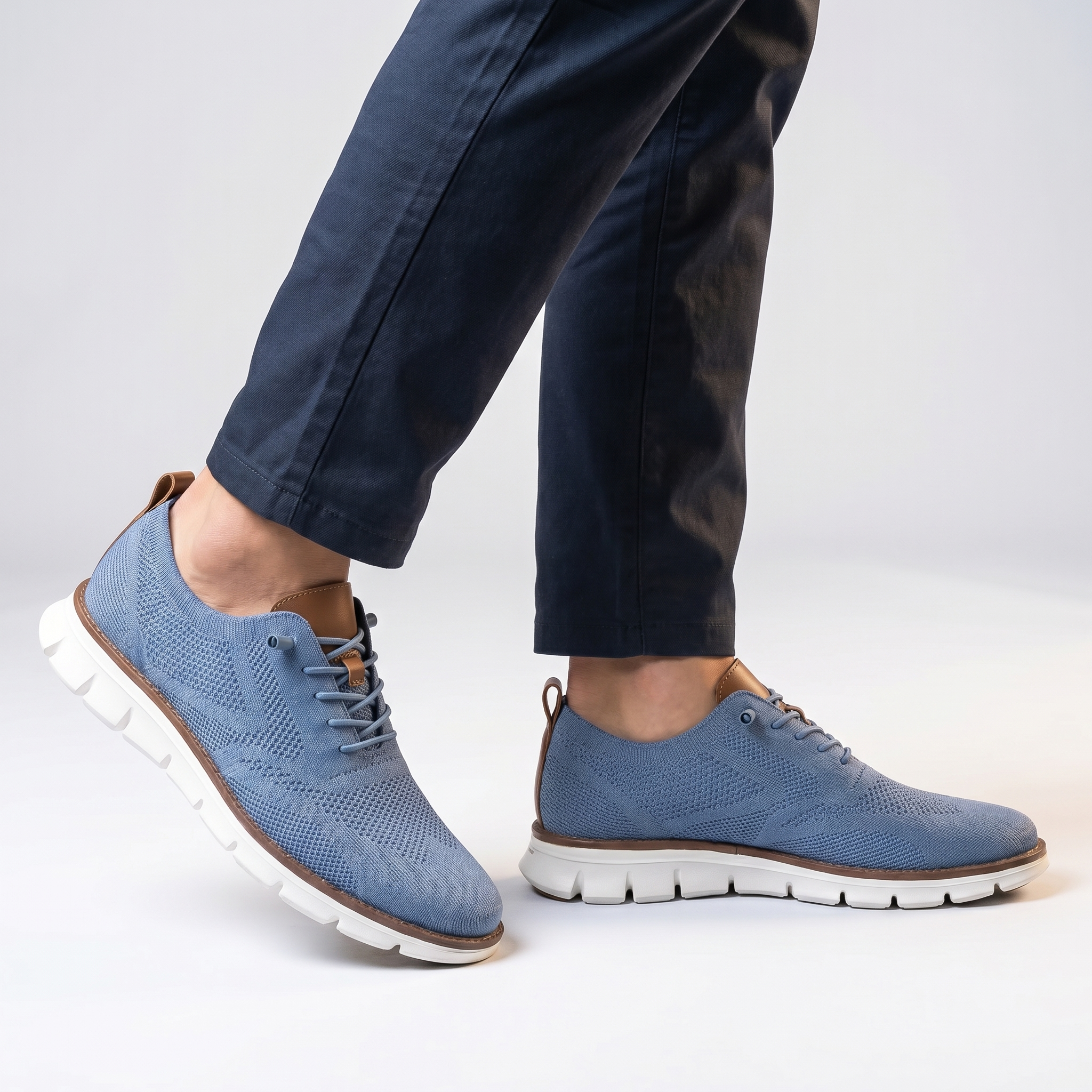Renato– Zapatos de hombre con tejido de malla