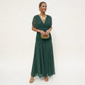 Velora™ | Vestido Floral Largo con Escote en V