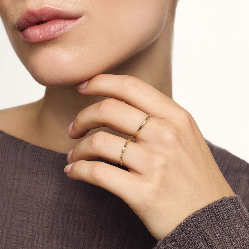 Anillo Slim Dome | Oro