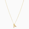 Collar con inicial y letra de amor | Oro