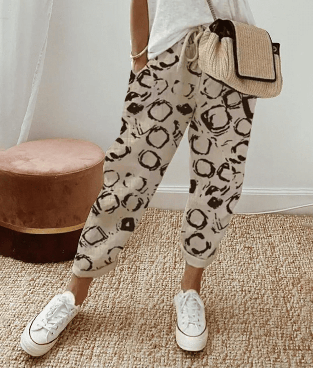 Ella | Pantalones Elegantes de Algodón y Lino