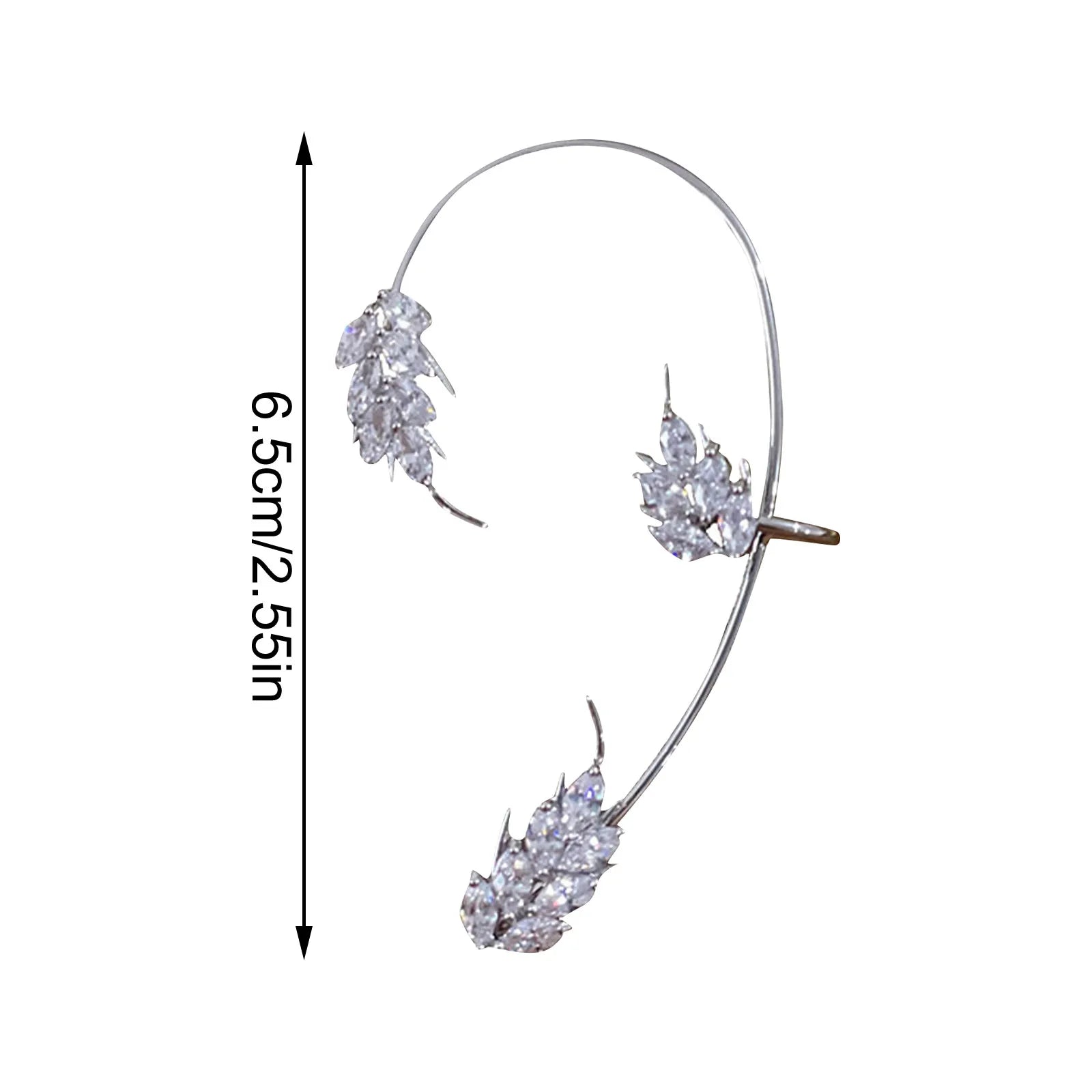 Cuff de Oreja Hoja Elísea – Par