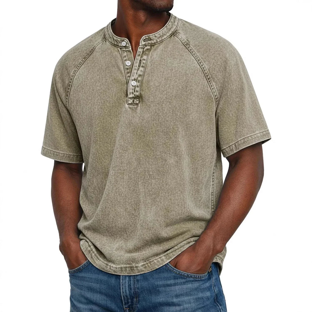 Pedro | Camisa vintage para hombre con botones