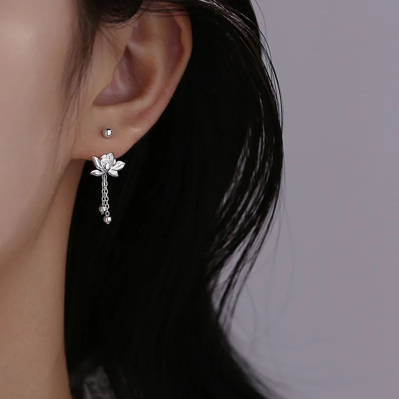 Pendientes Zen Lotus – Par