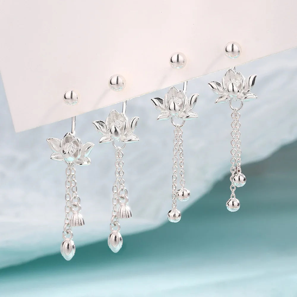 Pendientes Zen Lotus – Par