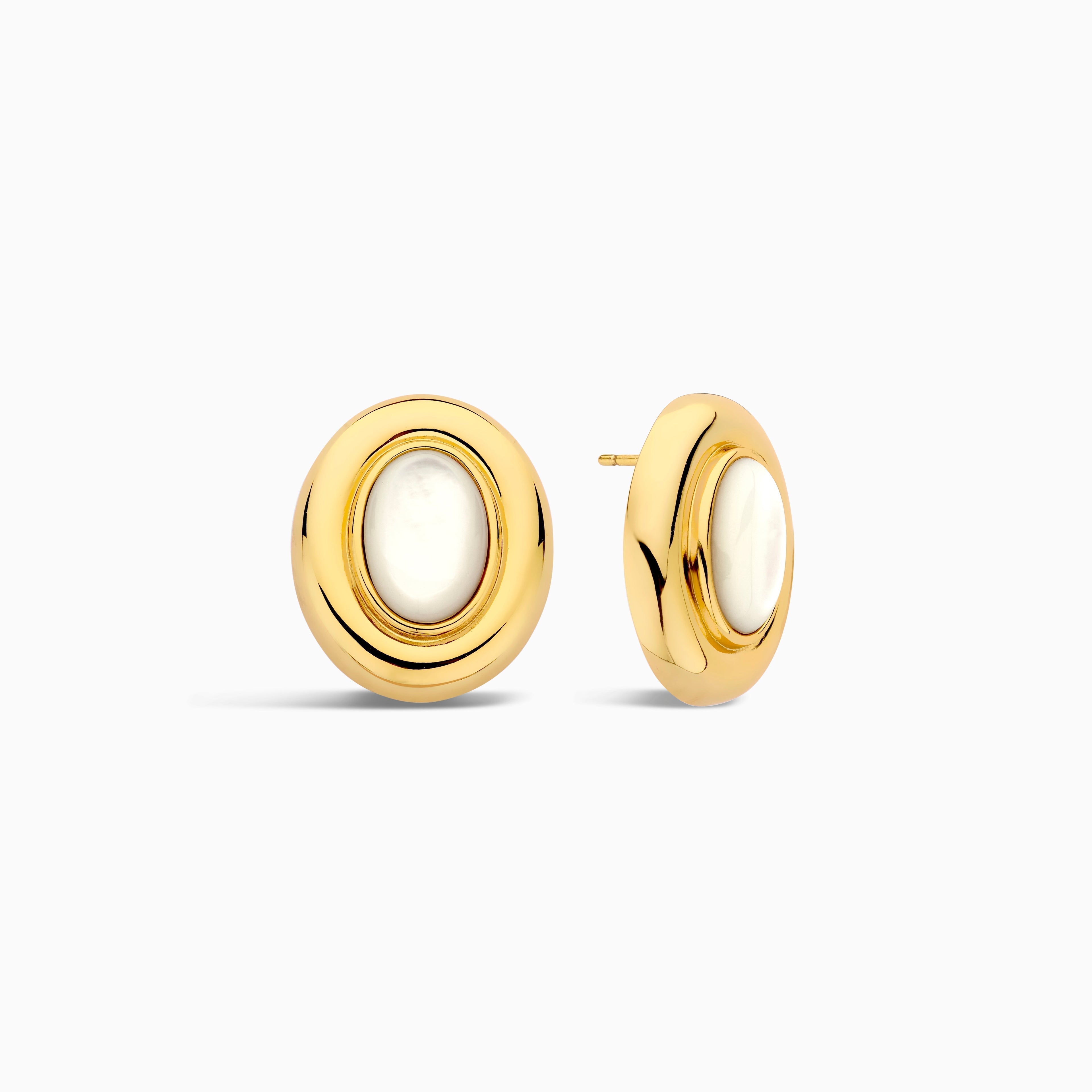 Pendientes Giselle Perla | Oro