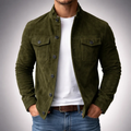 VALENTINO | CHAMARRA VINTAGE DE ALGODÓN CON CREMALLERA