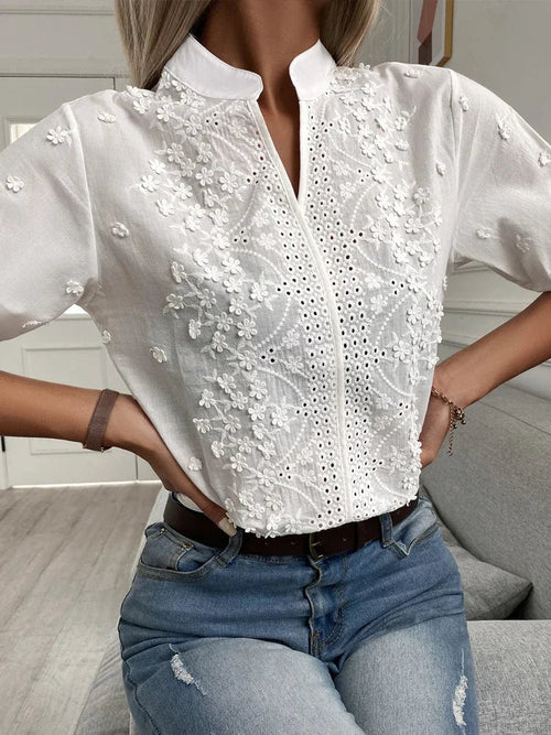 Blusa Bordada Elegance