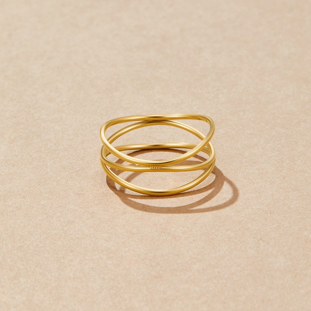 Anillo infinito Dorado