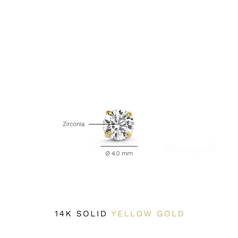Pendientes con piedras Larmes de Lune | Oro