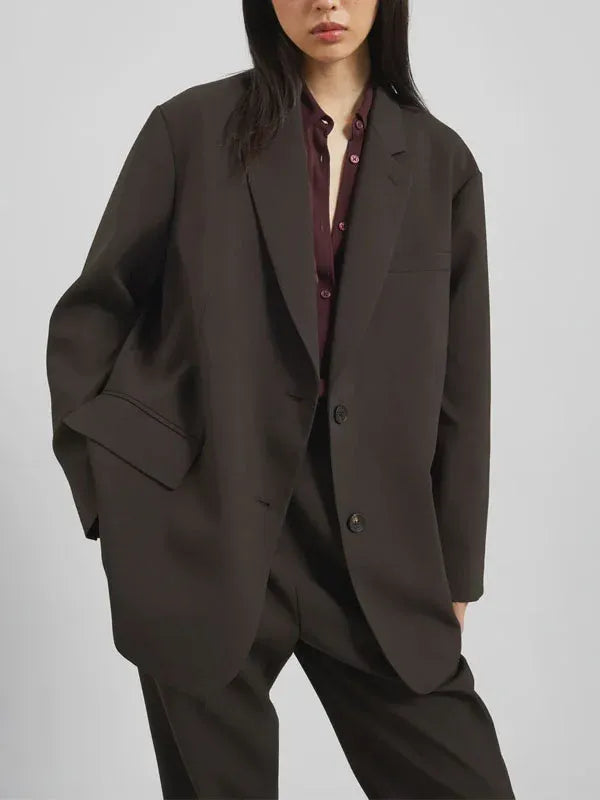 Sofía | Blazer cruzado extragrande "Poder de la Tierra"