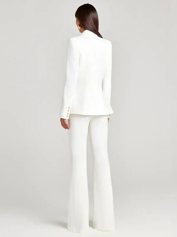 Sofia | Blazer blanco de un botón