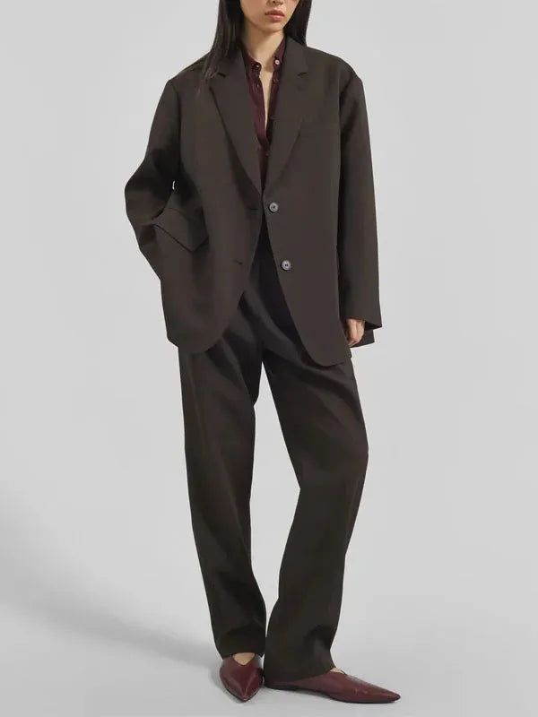 Sofía | Blazer cruzado extragrande "Poder de la Tierra"