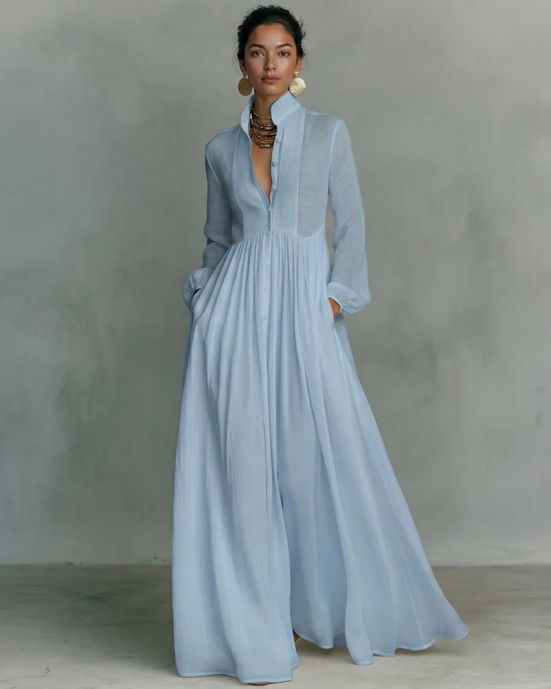 Lara - Vestido que Estiliza tu Figura y Combina Elegancia