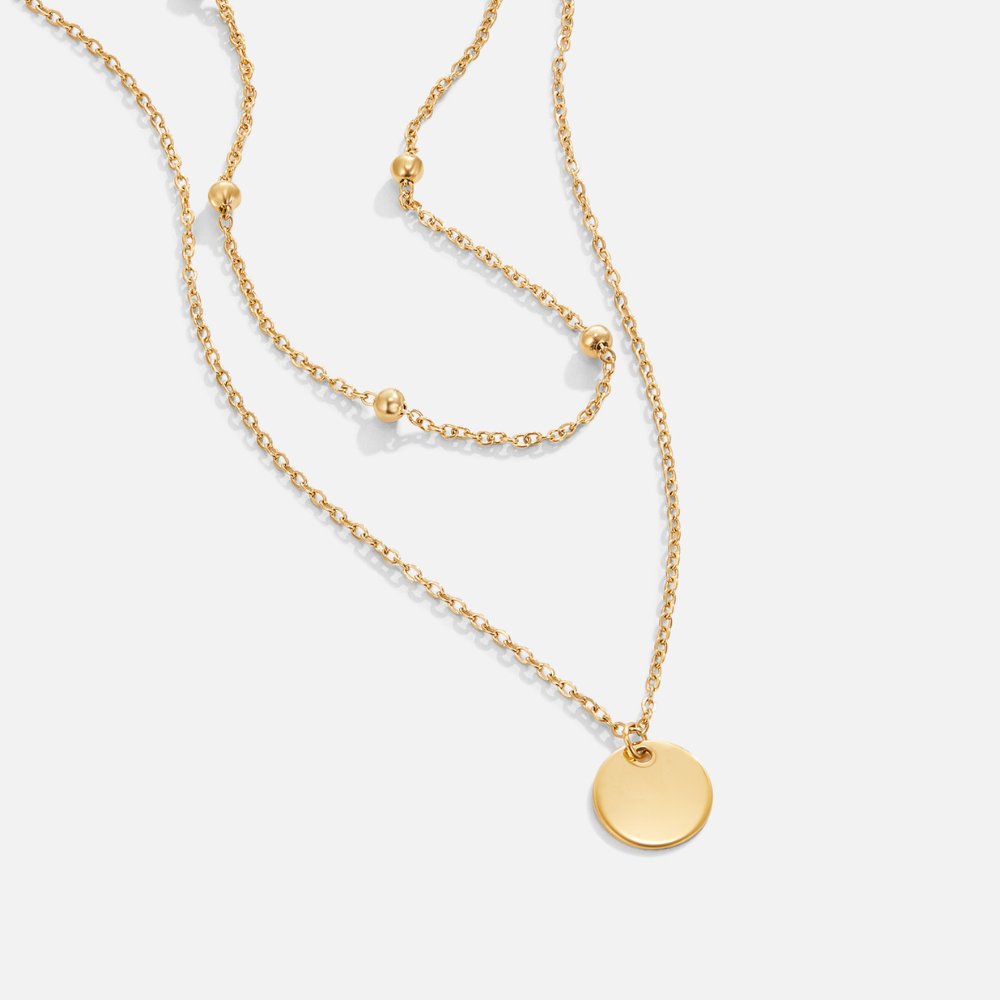 Collar con Disco Estratificado