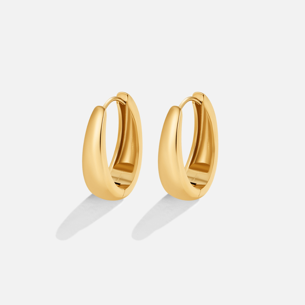 Pendientes de aro Valentina Dorados